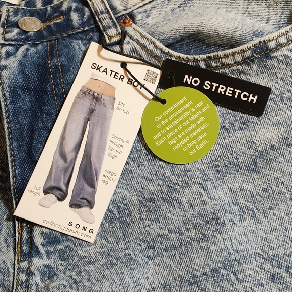 S.O.N.G Light Blue Denim Jeans - Picture 3 of 15